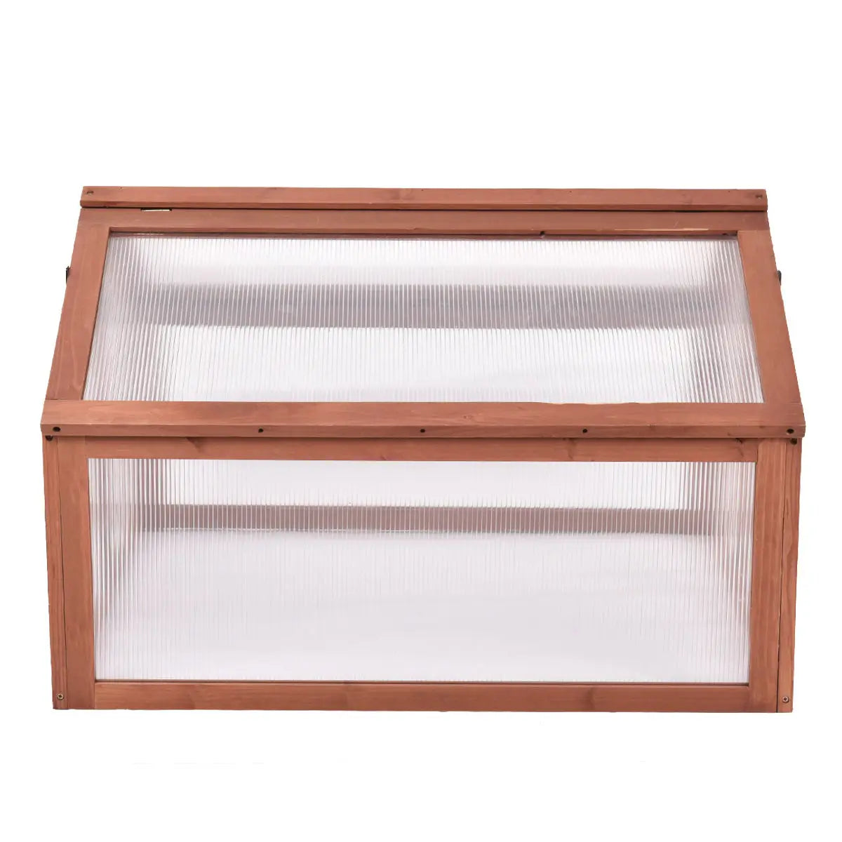 Double Box Garden Wooden Green House Cold Frame