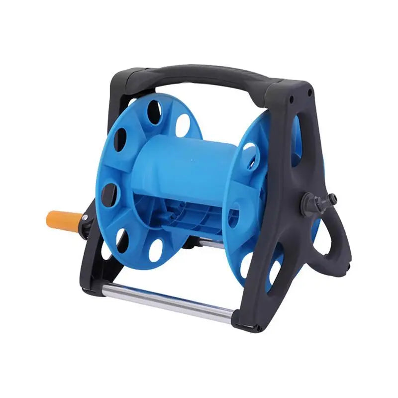 Garden Hose Reel Holder Hand Crank Pipe Storage Cart