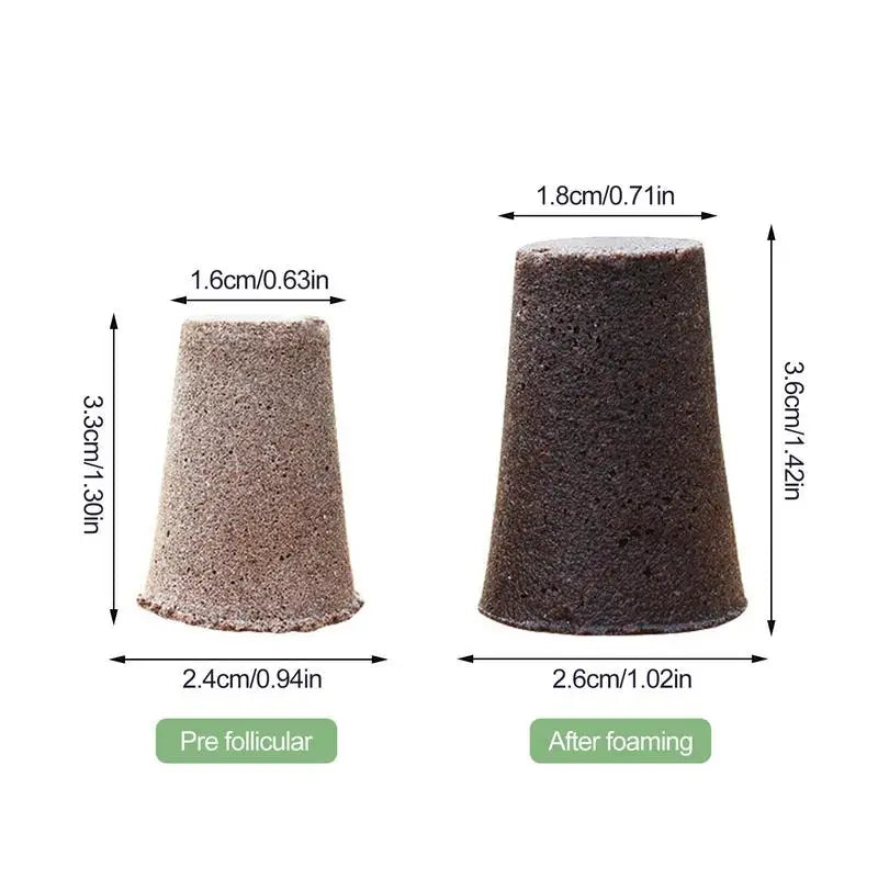 12Pcs Root Growth Sponges Plant Seed Starter Pods