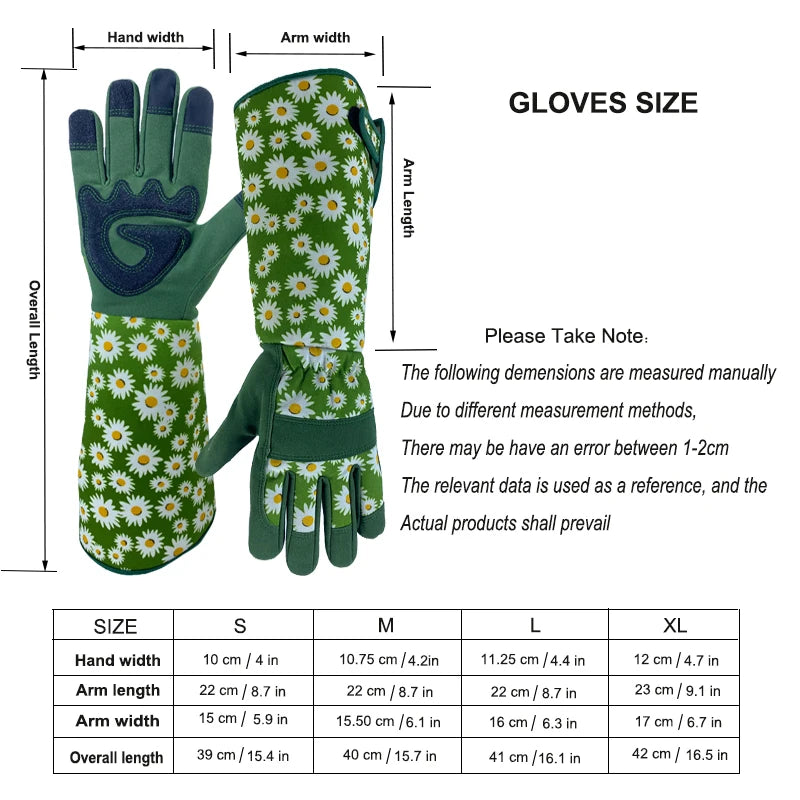 Long Gardening Gloves Thorn Proof