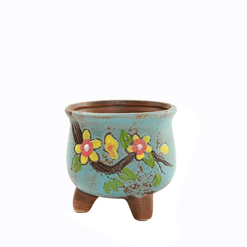 Gardening Thumb Pot Mini Flower Pot Flowerpot Ceramic