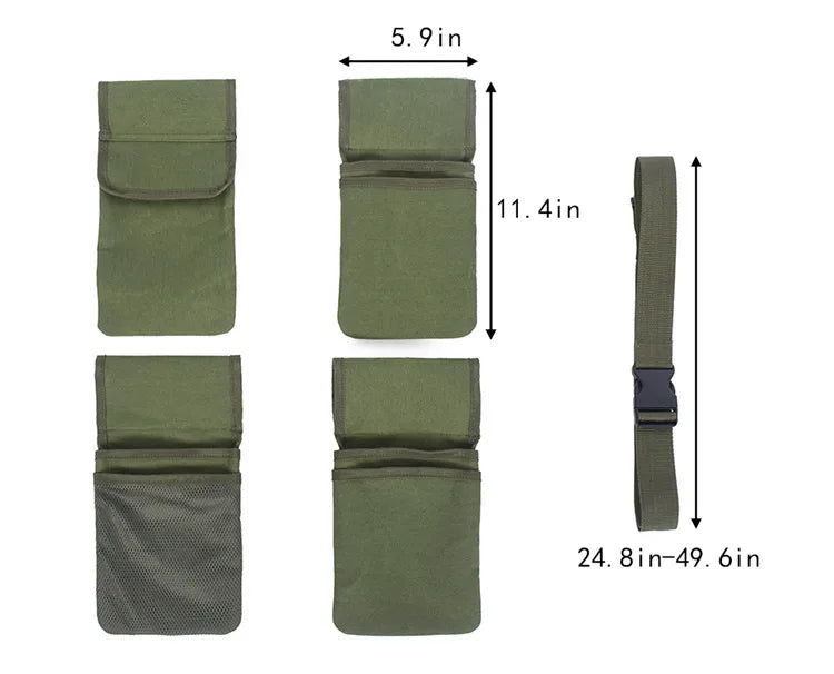 Garden Canvas Tool Belt Bag 4 Pocket Storage Waterproof