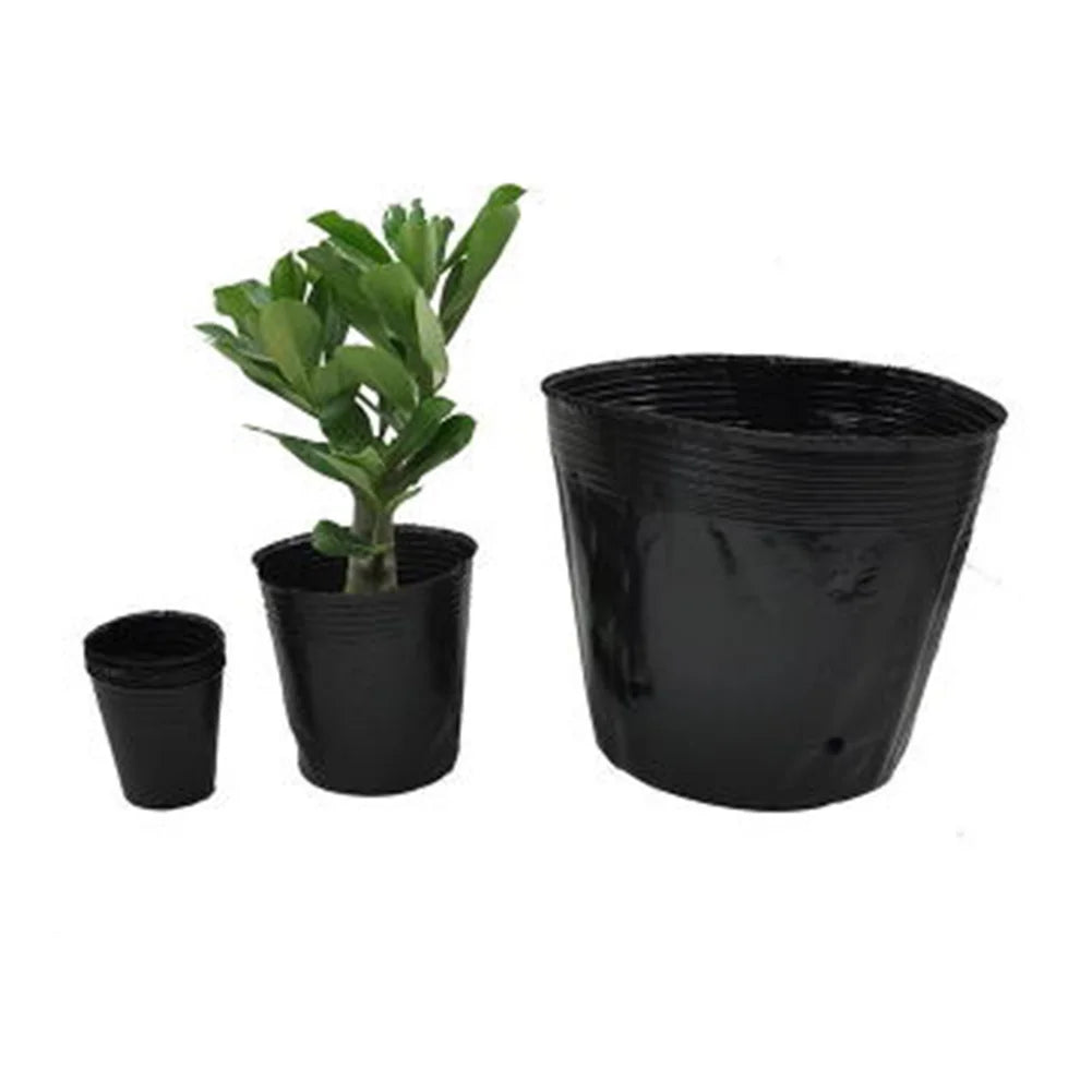 50/100pcs Plastic Plant Nursery Flowerpot Seedlings Planter