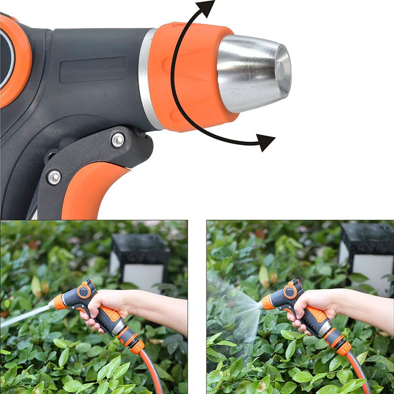 Watering Spray Gun Garden Hose Nozzle Adjustable