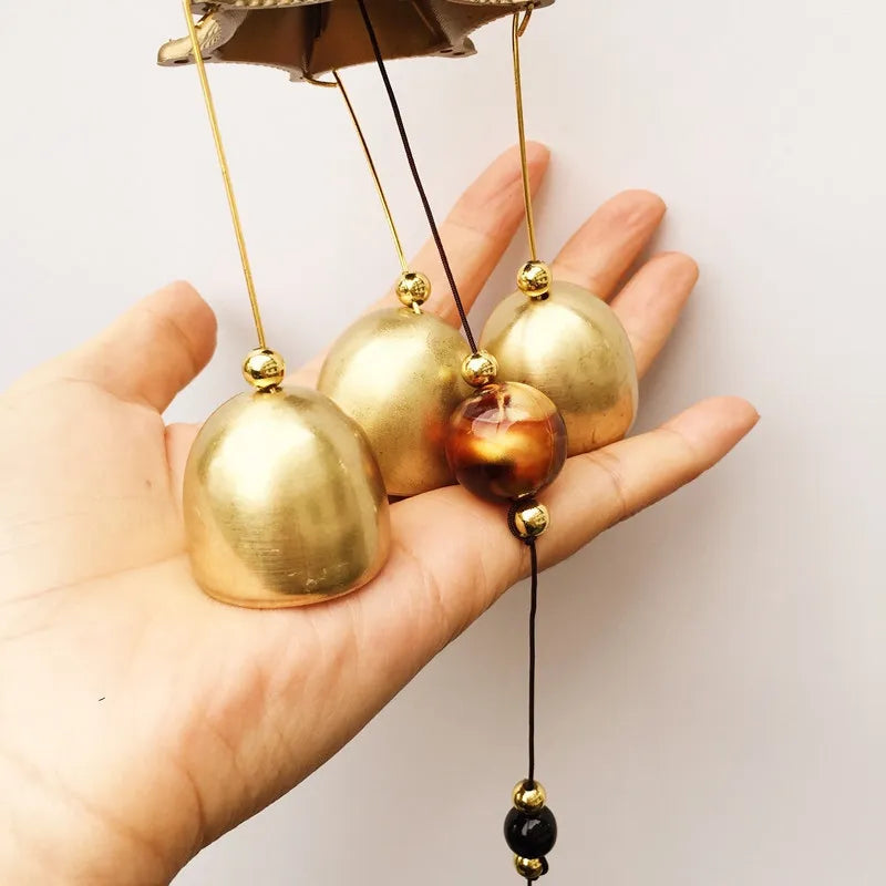 Vintage Alloy Wind Chime Hanging Decoration Metal Bell Pendant