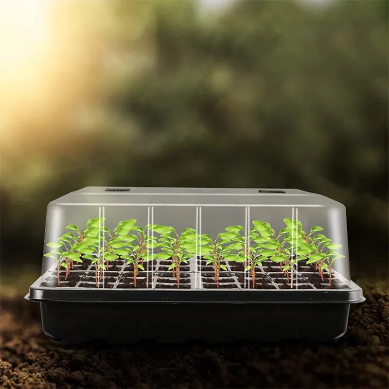 Durable 48 Holes Greenhouse Reusable Seedling Starter Trays