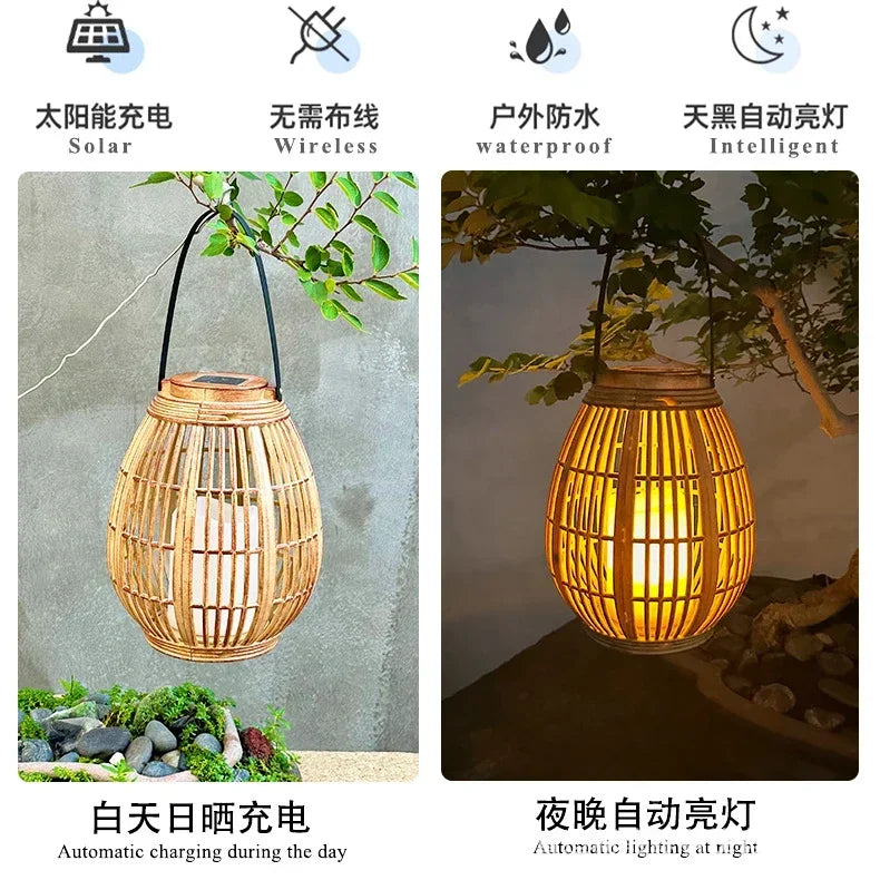 Outdoor Solar Imitation Lantern Garden Decoration