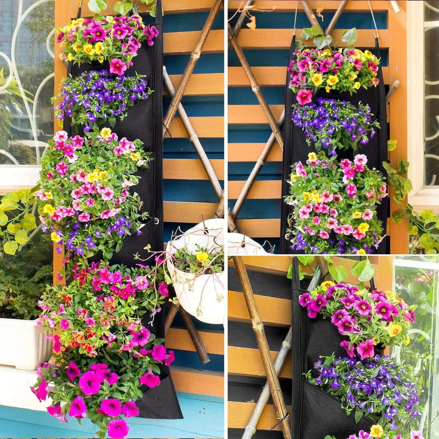 Waterproof Vertical Hanging Garden Grow Bag Planter