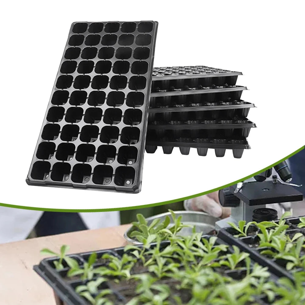 Mini Propagator Reusable Flower Vegetable Rectangle Seedling Tray