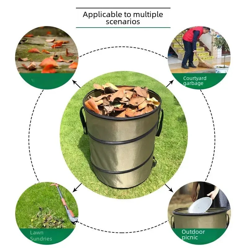 Cloth Leaf Litter Gardening Tools Outdoor Trash Can Yard Waste