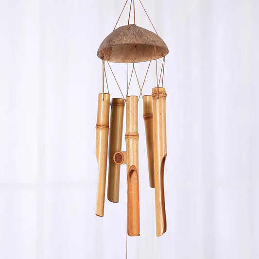 Bamboo Wind Chimes 72cm Windbell Chimes Craft For Outdoor