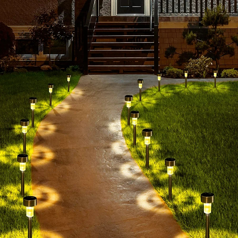 Outdoor Solar Lights Garden Lights Solar Powered Lamp Waterproof Pathway Lights
