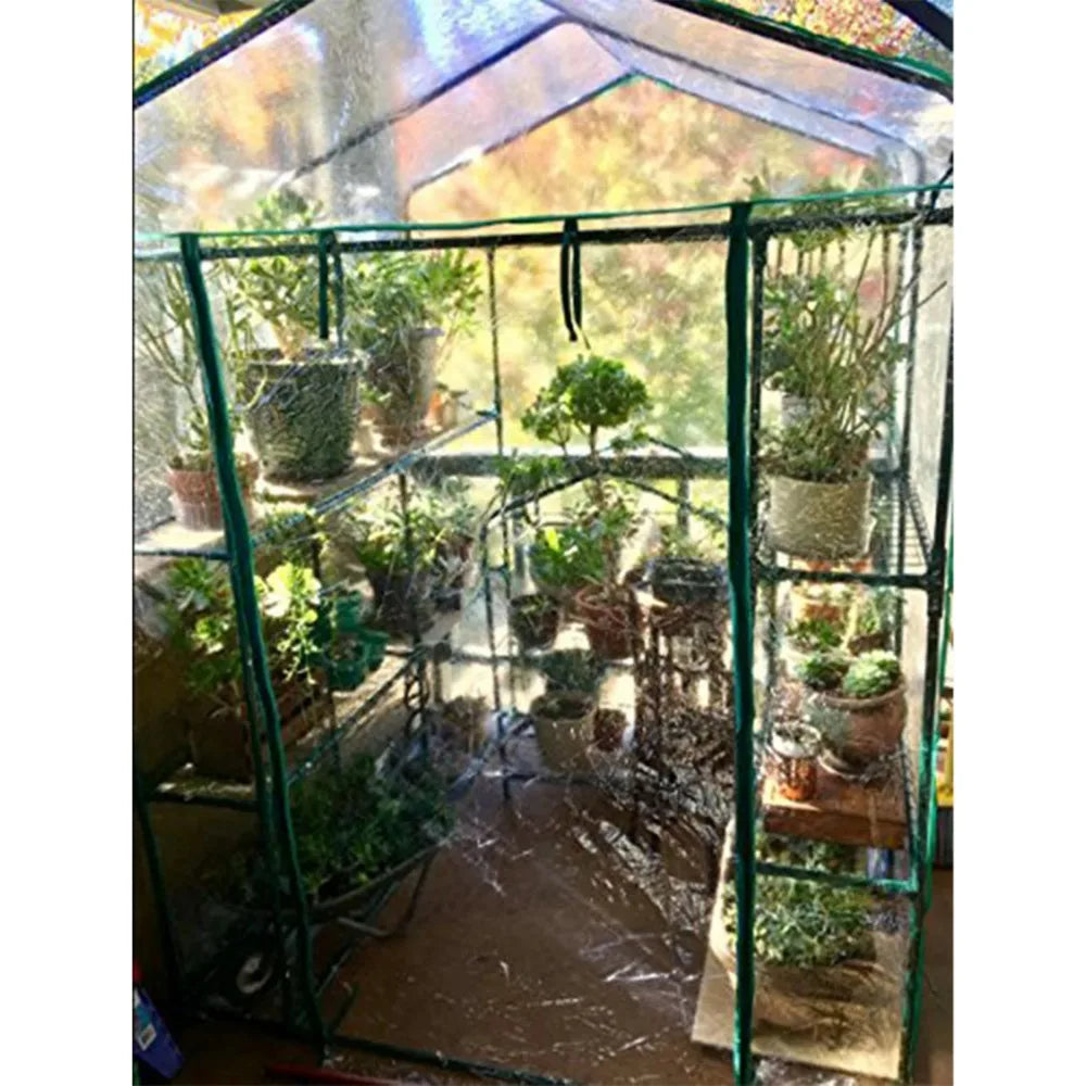 Versatile Greenhouse Steel Frame with Durable Shelves