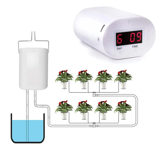 2/4/8 Head Automatic Watering Pump Controller  Drip Irrigation Device Pump Timer System