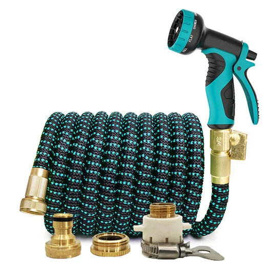 Expandable Metal Connector Garden Water Hose High Pressure