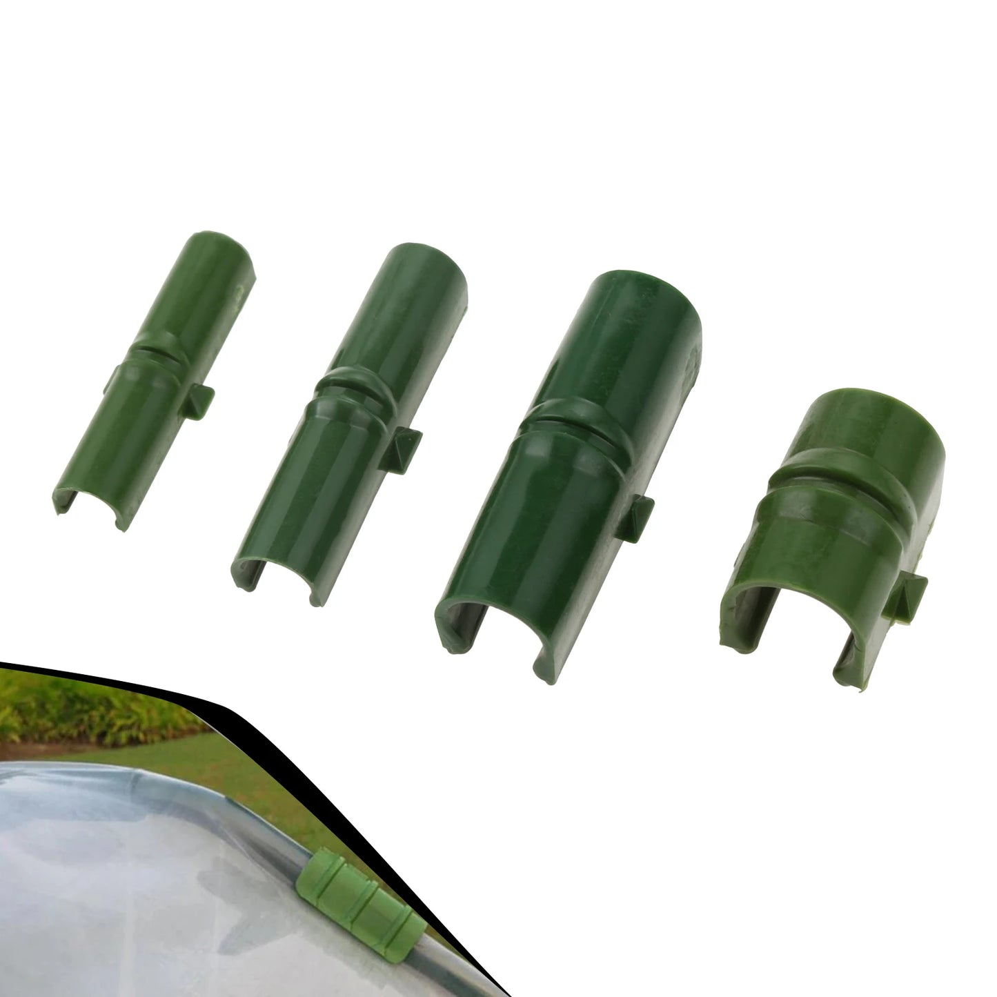 10pcs Greenhouse Pipe Film Clips Tube Clamp