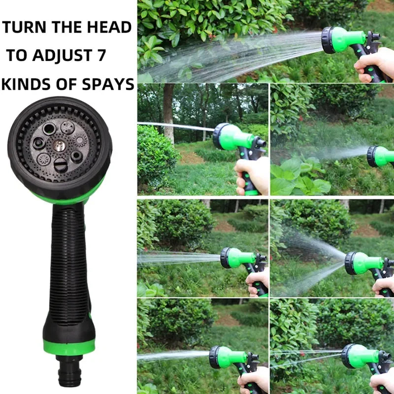 Garden Irrigation Water Hose Sprinkler with 8 Patterned Nozzles