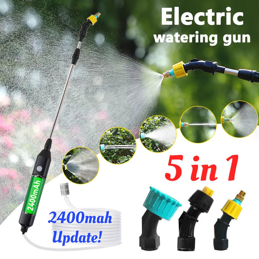 Portable Electric Gardening Sprayer Irrigation Tool USB 2400mah