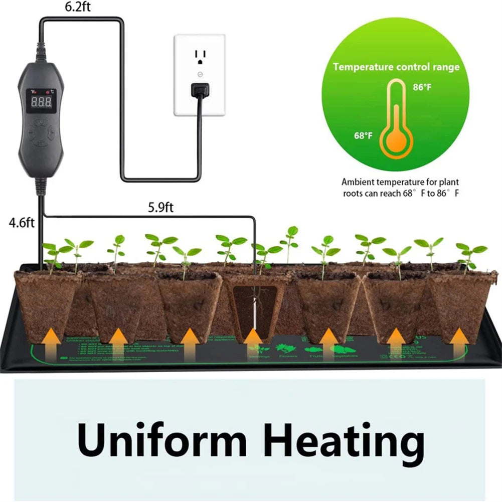 Seedling Heat Mats With Digital Thermostat Controller
