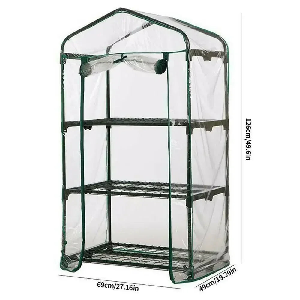 Plastic Transparent Plant Cover House Mini Grow Outdoor