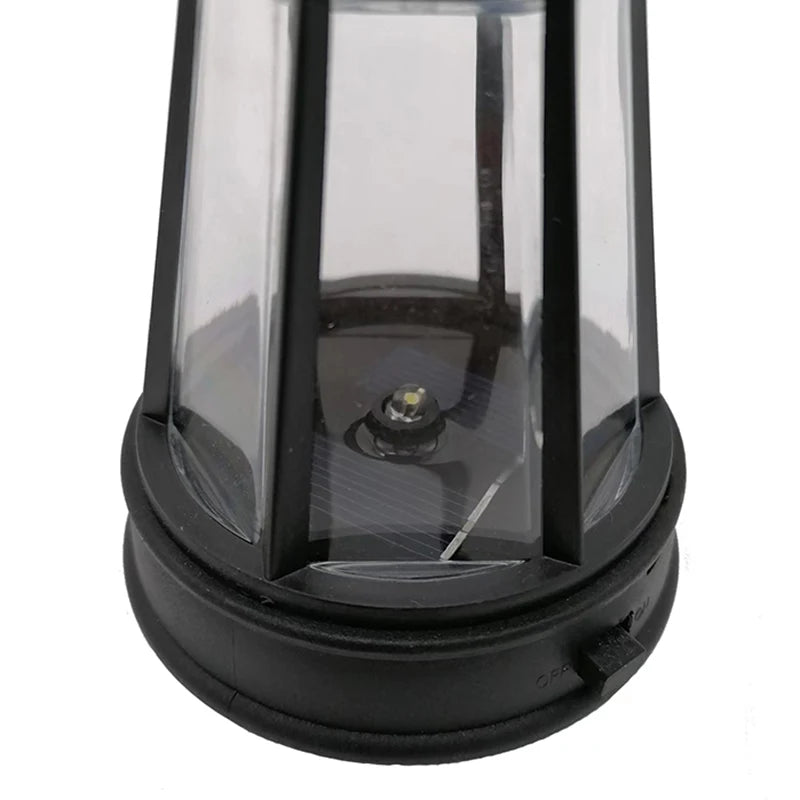1 Pc 2 Styles 2V 40MA Waterproof LED Solar Retro Lantern